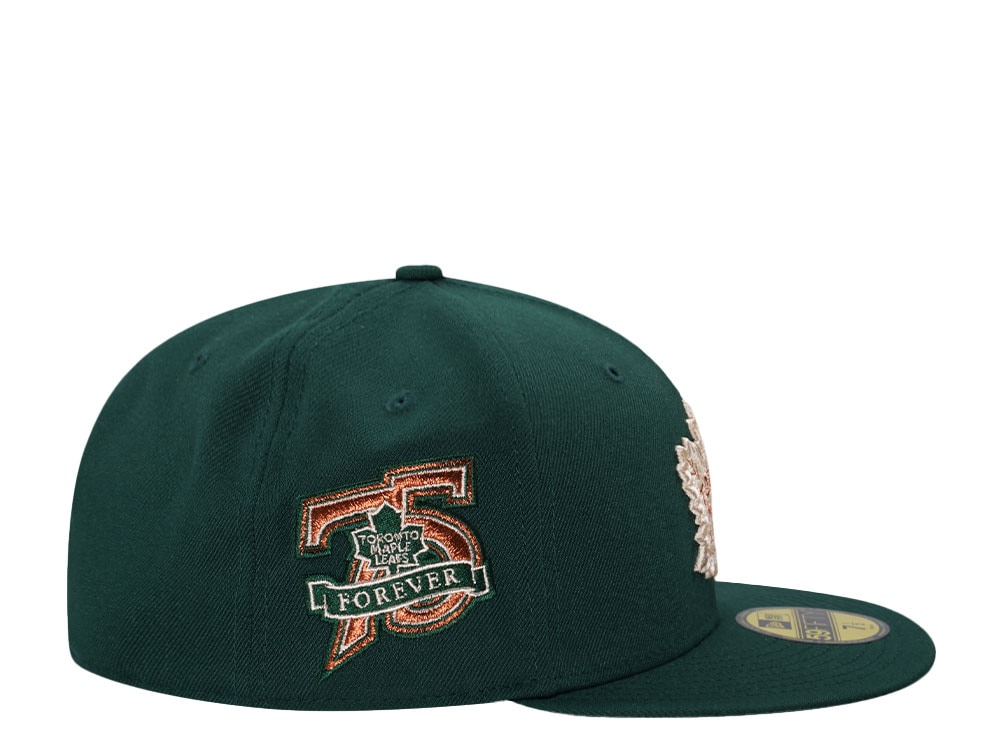 New Era Toronto Maple Leafs 75th Anniversary Green Copper Edition 59Fifty Fitted Casquette