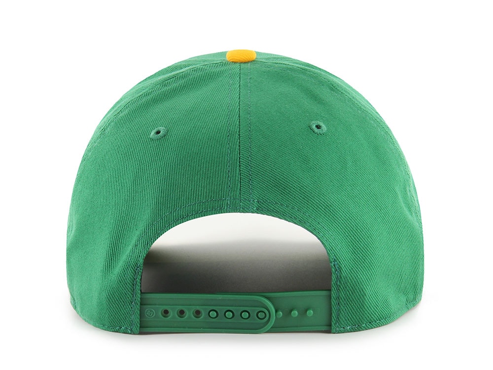 47 Brand Oakland Athletics Cooperstown Golden Age Kelly Green Hitch Snapback Casquette