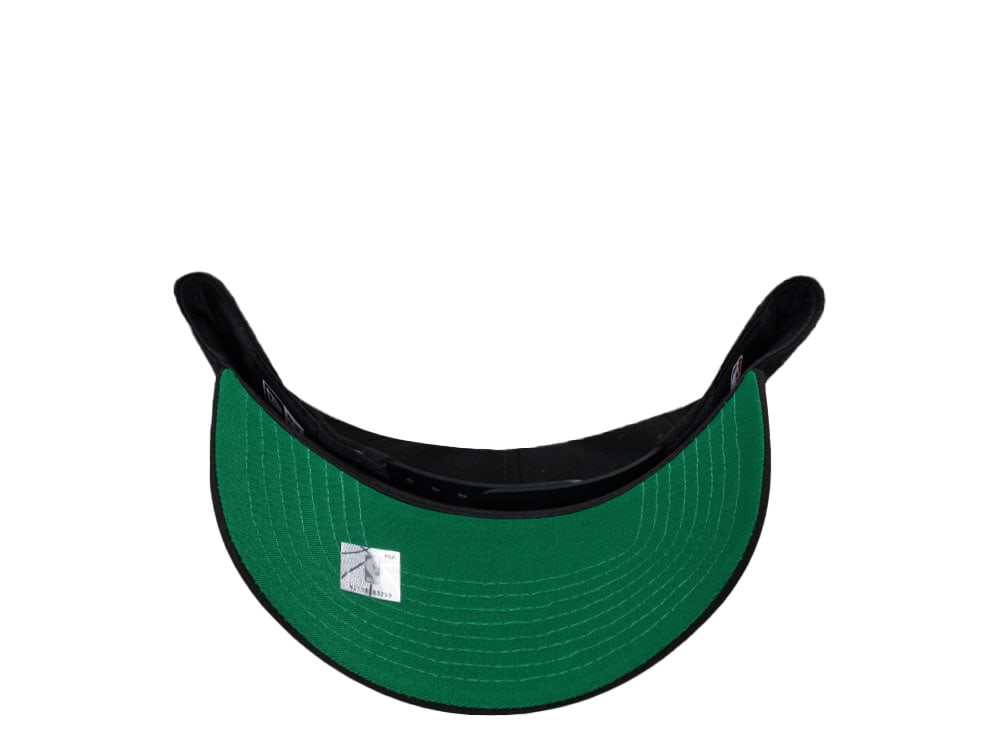 New Era Boston Celtics Black Throwback Edition 9Forty A Frame Snapback Casquette