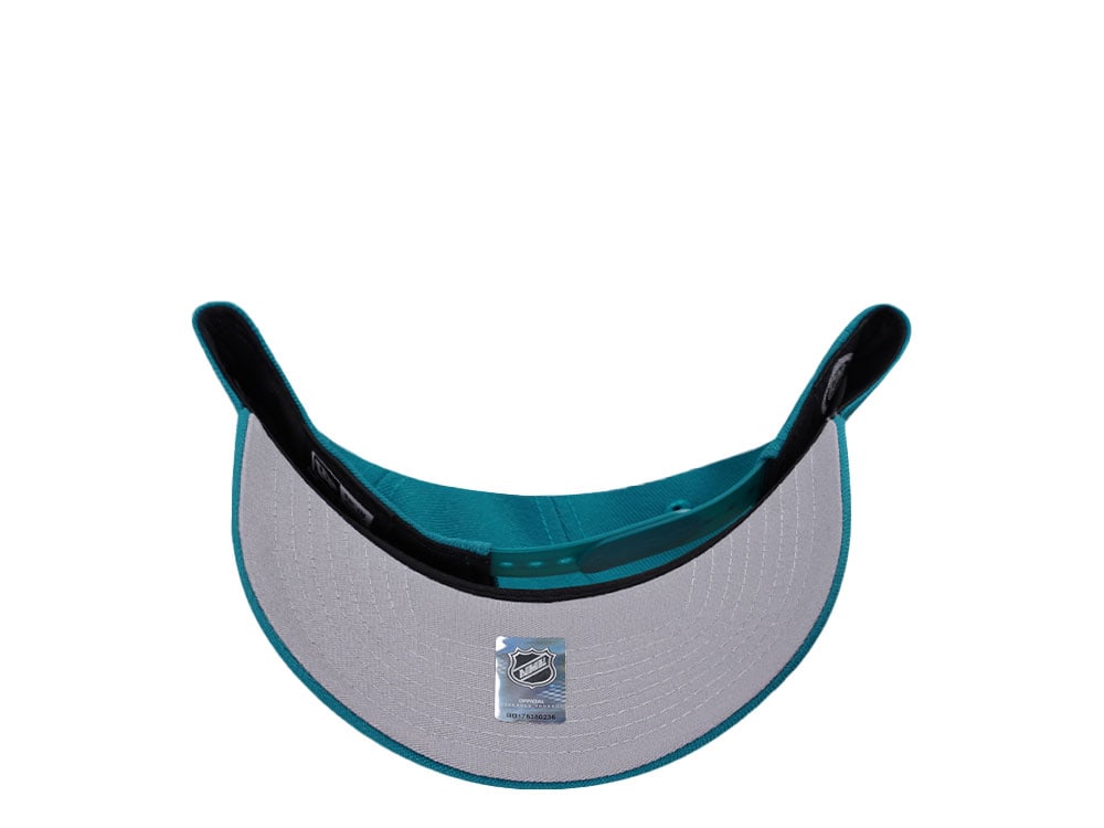 New Era Anaheim Ducks 10th Anniversary Teal Prime Edition 9Forty A Frame Snapback Casquette