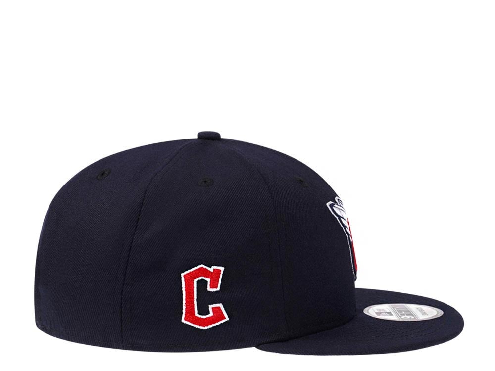 New Era Cleveland Guardians Navy Classic Edition 9Fifty Snapback Casquette