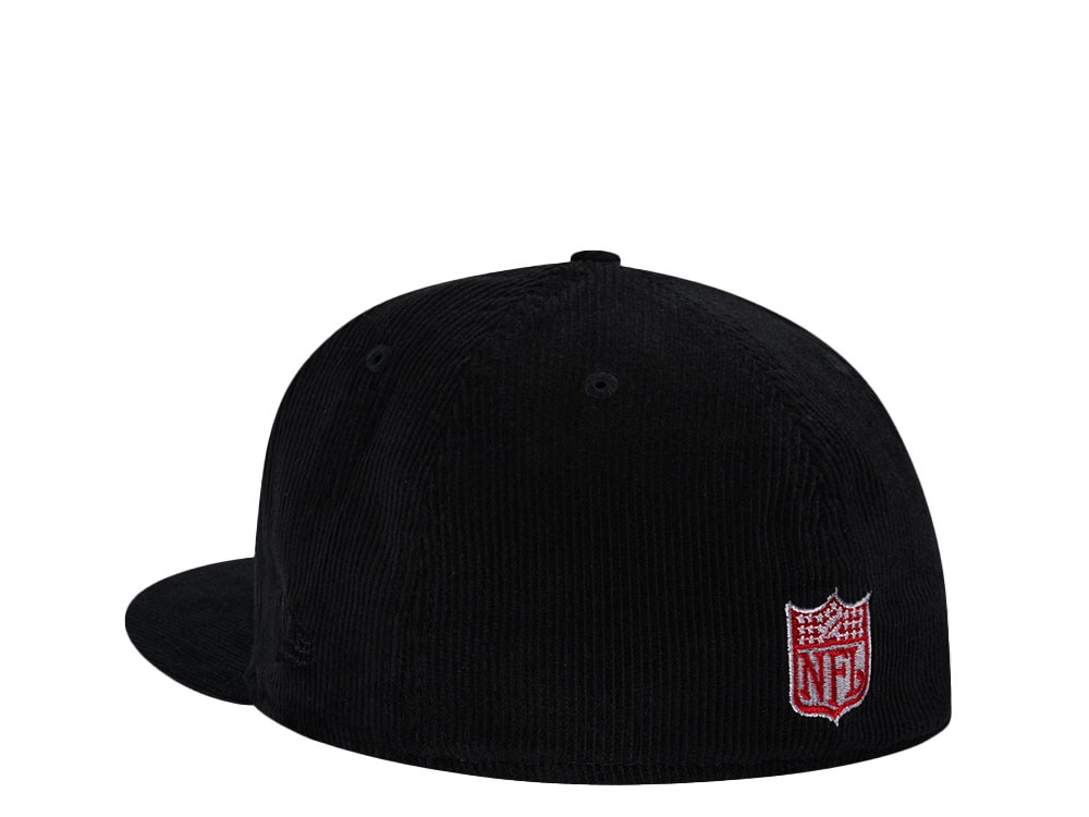 New Era Houston Oilers Pro Bowl 1990 Black Corduroy Edition 59Fifty Fitted Casquette