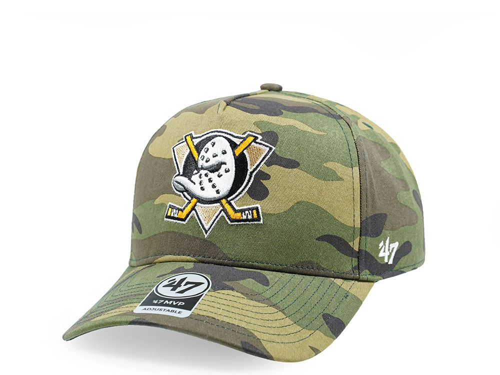 47Brand Anaheim Ducks Camo Grove Classic DT Snapback Casquette