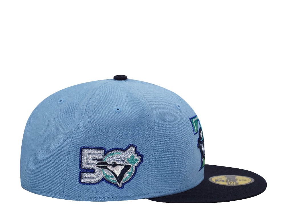 New Era Toronto Blue Jays 50th Anniversary Sky Blue Two Tone Edition 59Fifty Fitted Casquette