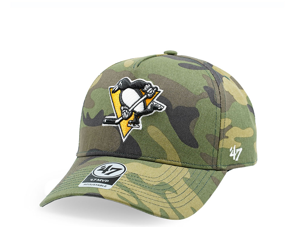 47Brand Pittsburgh Penguins Camo Grove Classic DT Snapback Casquette