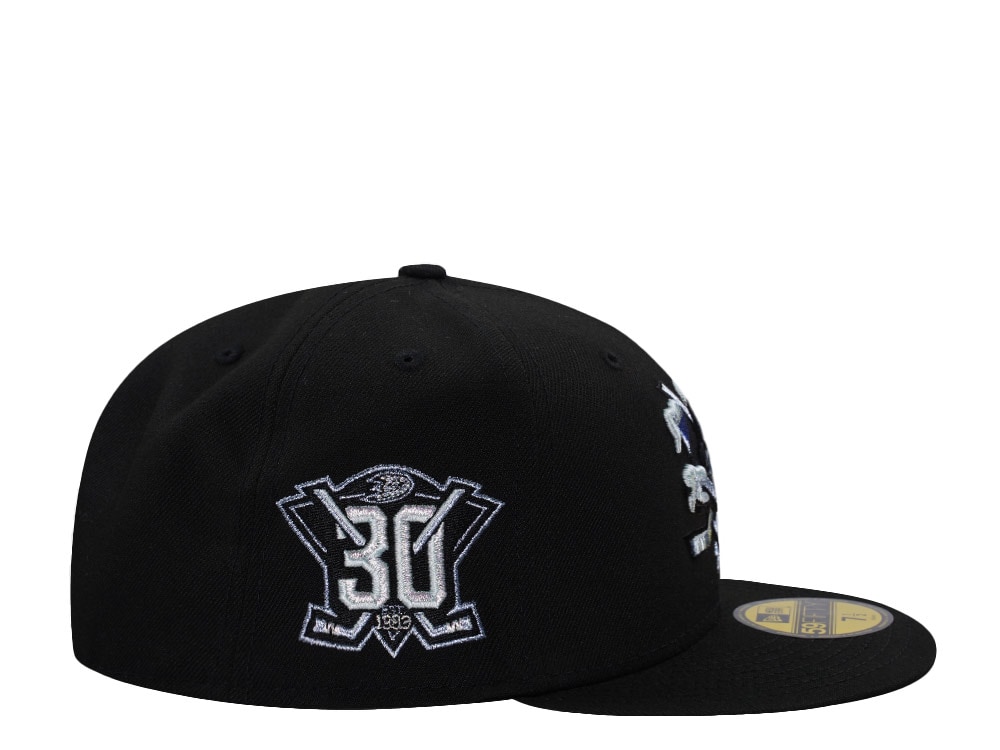 New Era Anaheim Ducks 30th Anniversary Black Prime Edition 59Fifty Fitted Casquette