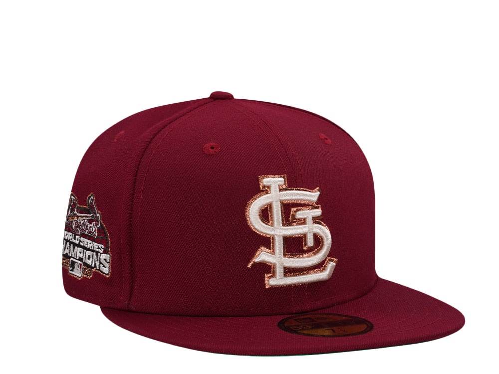 New Era St Louis Cardinals World Series Champions 2006 Smooth Red Edition 59Fifty Fitted Casquette