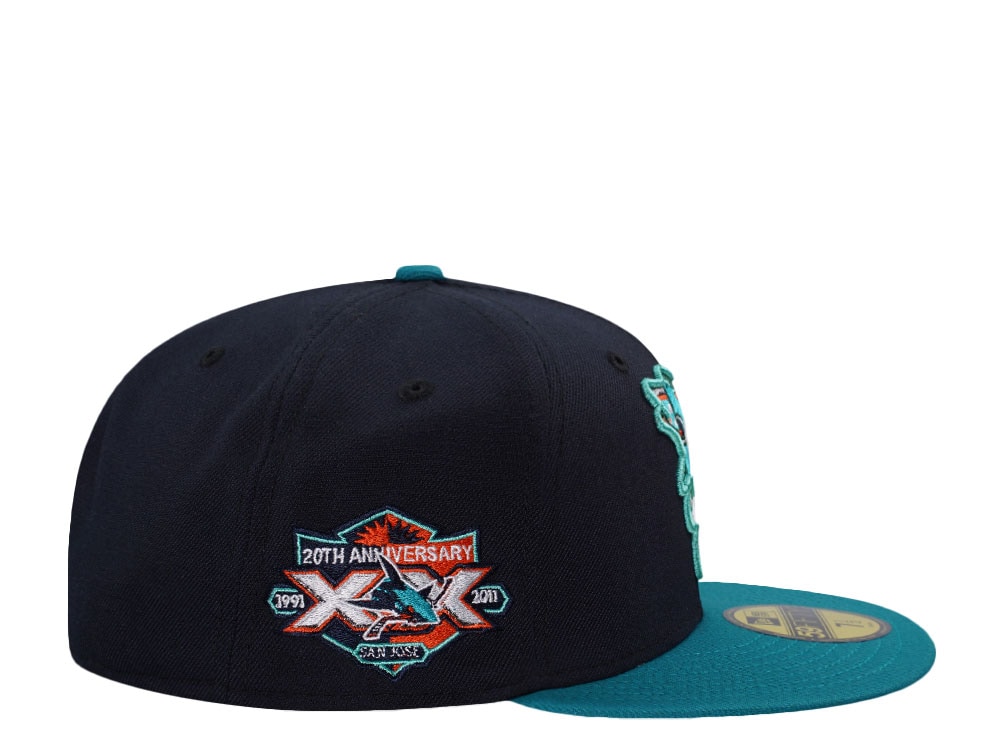 New Era San Jose Sharks 20th Anniversary Two Tone Prime Edition 59Fifty Fitted Casquette