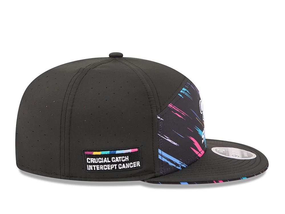 New Era New Orleans Saints Crucial Catch 2026 Black Edition 9Fifty Split Panel Snapback Casquette