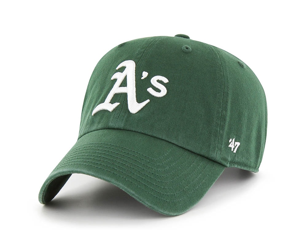 47 Brand Oakland Athletics Dark Green Edition Clean Up Strapback Casquette