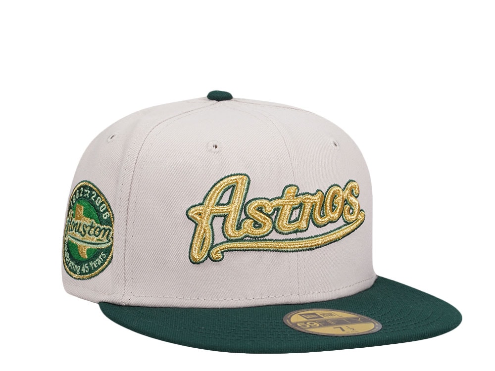 New Era Houston Astros 45th Anniversary Stone Gold Two Tone Edition 59Fifty Fitted Casquette