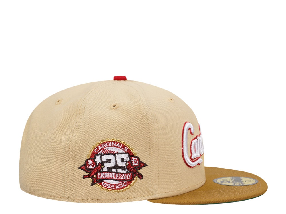 New Era St. Louis Cardinals 125th Anniversary Vegas Two Tone Edition 59Fifty Fitted Casquette