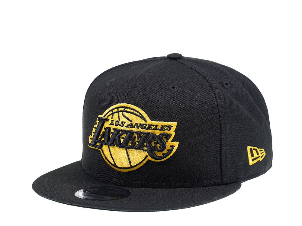 New Era Los Angeles Lakers Black and Yellow Edition 9Fifty Snapback Casquette