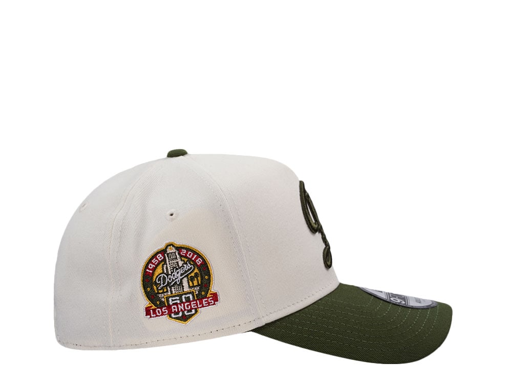 New Era Los Angeles Dodgers  60th Anniversary Chrome Two Tone Edition 9Forty A Frame Snapback Casquette