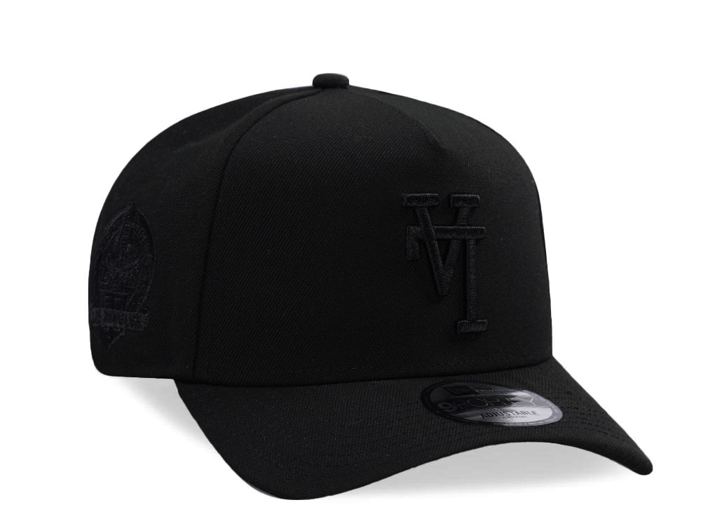 New Era Los Angeles Dodgers Black on Black Prime Edition 9Forty A Frame Snapback Casquette