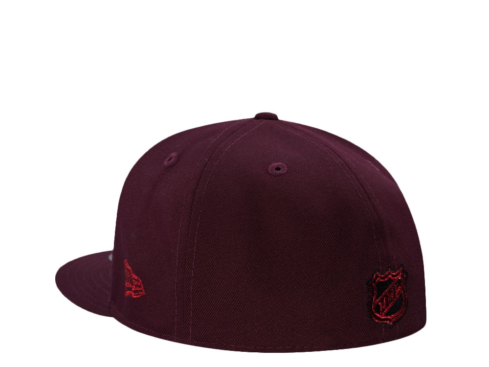 New Era Carolina Hurricanes 25th Anniversary Maroon Prime Edition 59Fifty Fitted Casquette