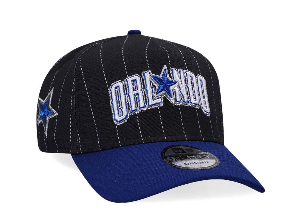 New Era Orlando Magic Pinstripe Two Tone Edition 9Forty A Frame Snapback Casquette