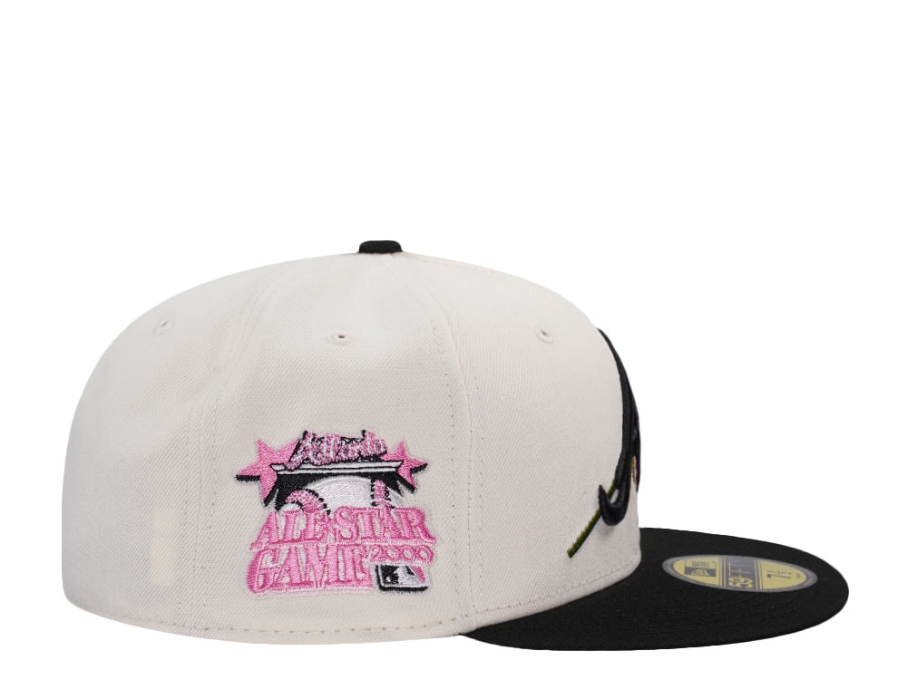 New Era Atlanta Braves All Star Game 2000 Chrome Rose Two Tone Edition 59Fifty Fitted Casquette