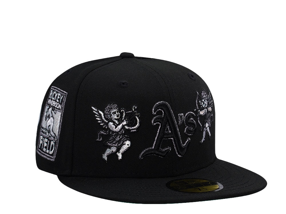 New Era Oakland Athletics Rickey Henderson Field Cupid Black Prime Edition 59Fifty Fitted Casquette