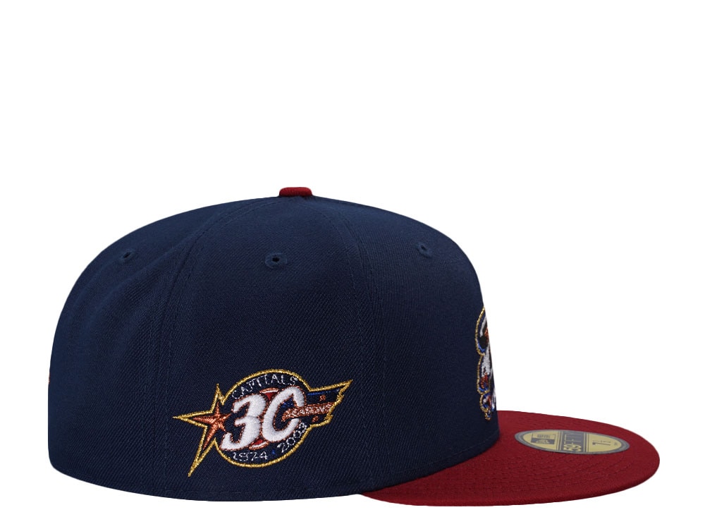 New Era Washington Capitals 30th Anniversary Throwback Two Tone Edition 59Fifty Fitted Casquette
