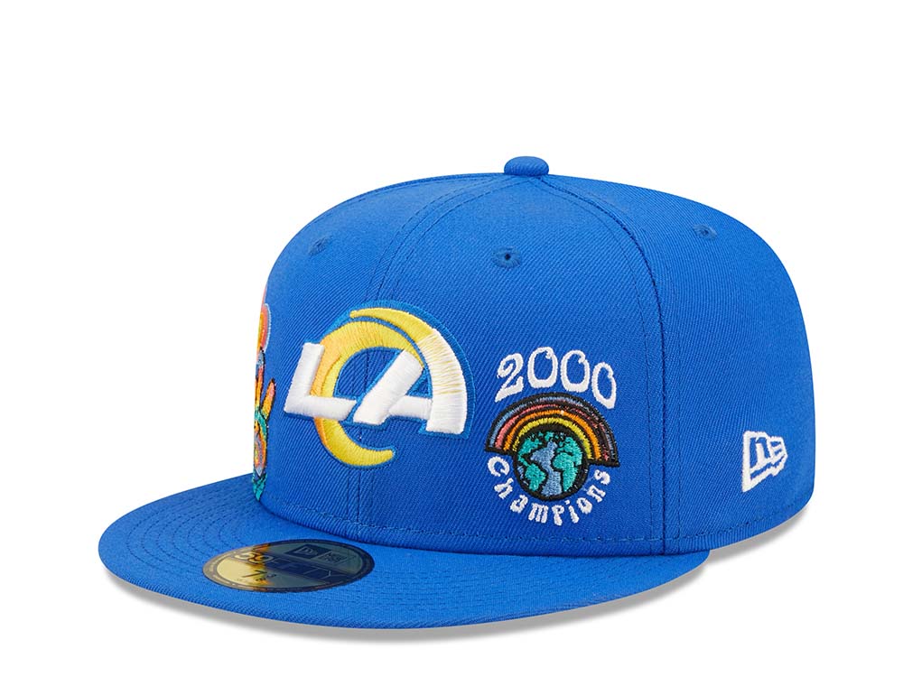 New Era Los Angeles Rams 2000 Champions - Blue Groovy Edition 59Fifty Fitted Casquette
