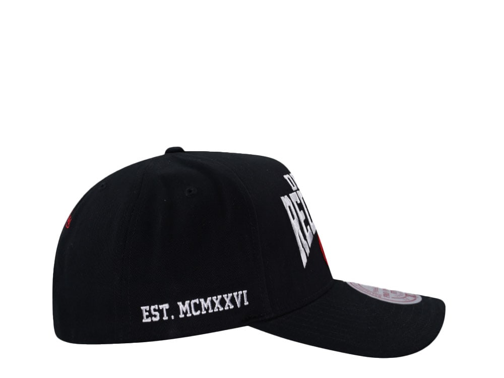 Mitchell & Ness Detroit Red Wings Black Pro Pinch Fit Snapback Casquette