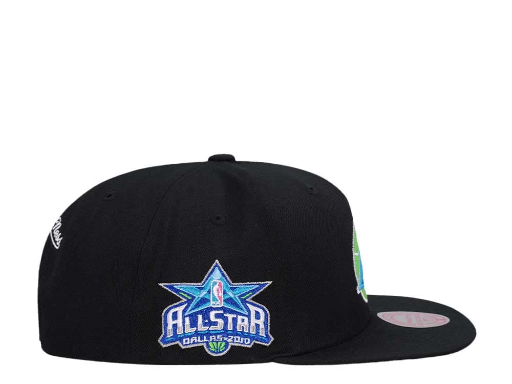 Mitchell & Ness Dallas Mavericks All Star Game 2010 Neon Tropical Hardwood Classic Snapback Casquette