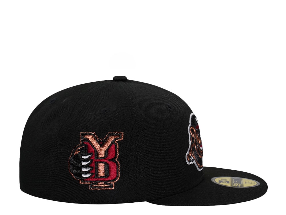 New Era Yakima Bears Black Throwback Edition 59Fifty Fitted Casquette