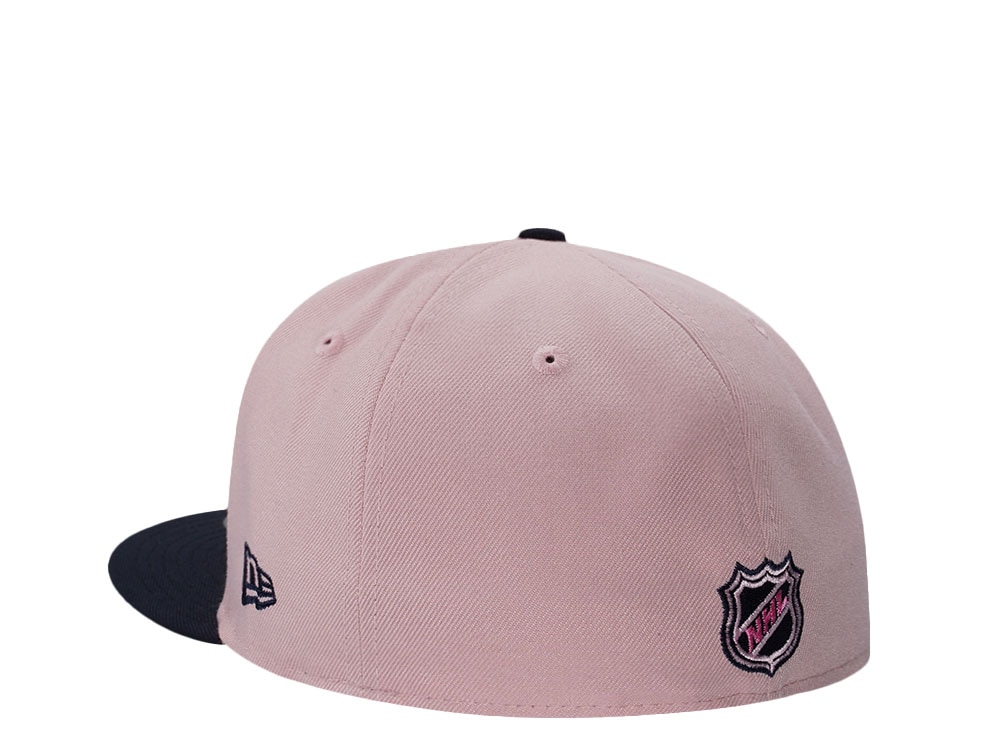 New Era Washington Capitals 50th Anniversary Pink Rouge Two Tone Edition 59Fifty Fitted Casquette