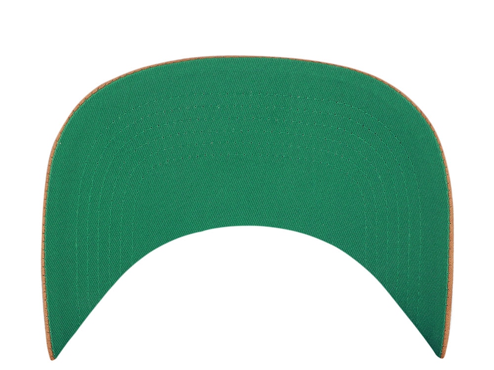 47 Brand Oakland Athletics Cooperstown Suede Visor Dark Green Hitch Snapback Casquette