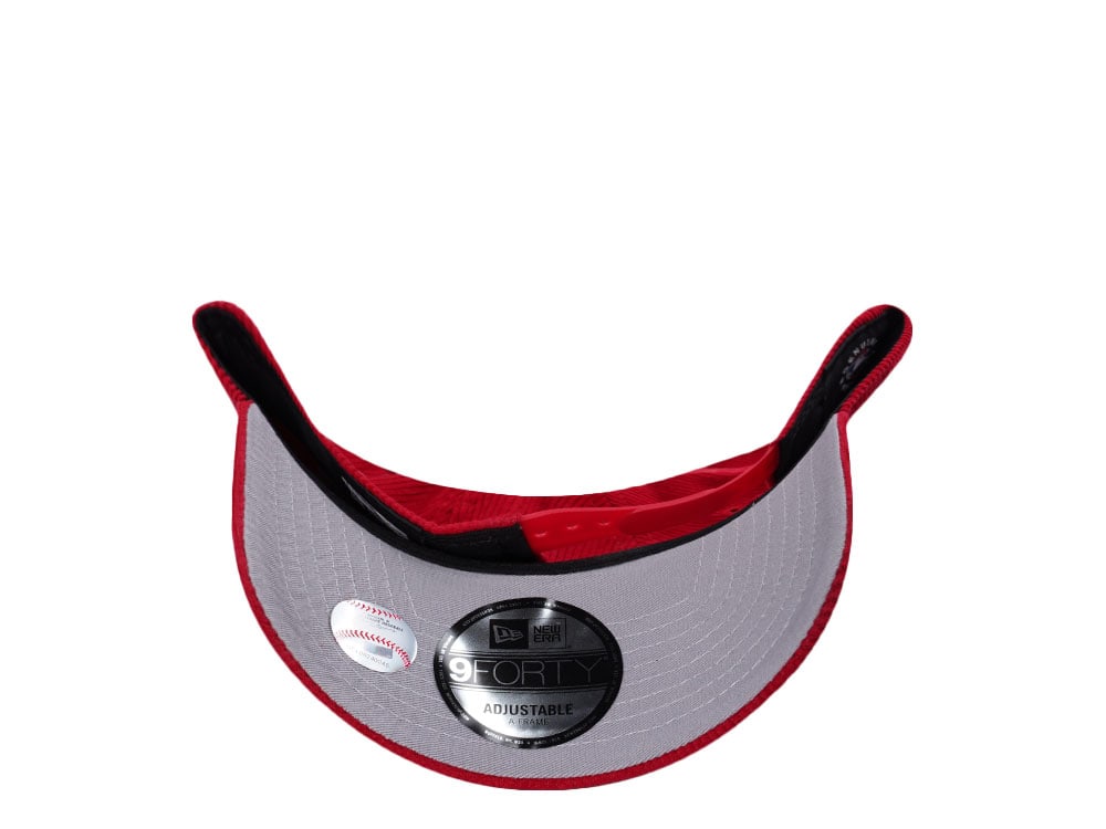 New Era Los Angeles Dodgers Japan Corduroy Scarlet Prime Edition 9Forty A Frame Snapback Casquette