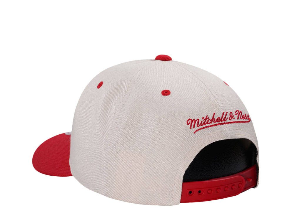 Mitchell & Ness Phildelphia 76ers Chrome Two Tone Pro Crown Fit Snapback Casquette