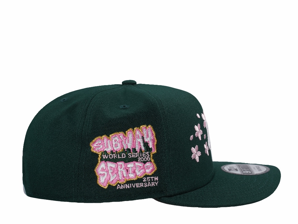 New Era New York Yankees Subway Series Sakura Dark Green Prime Edition 9Fifty A Frame Snapback Casquette