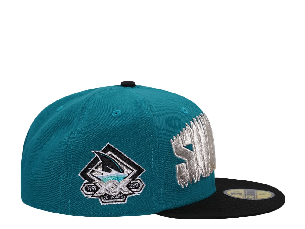 New Era San Jose Sharks 20th Anniversary Two Tone Edition 59Fifty Fitted Casquette