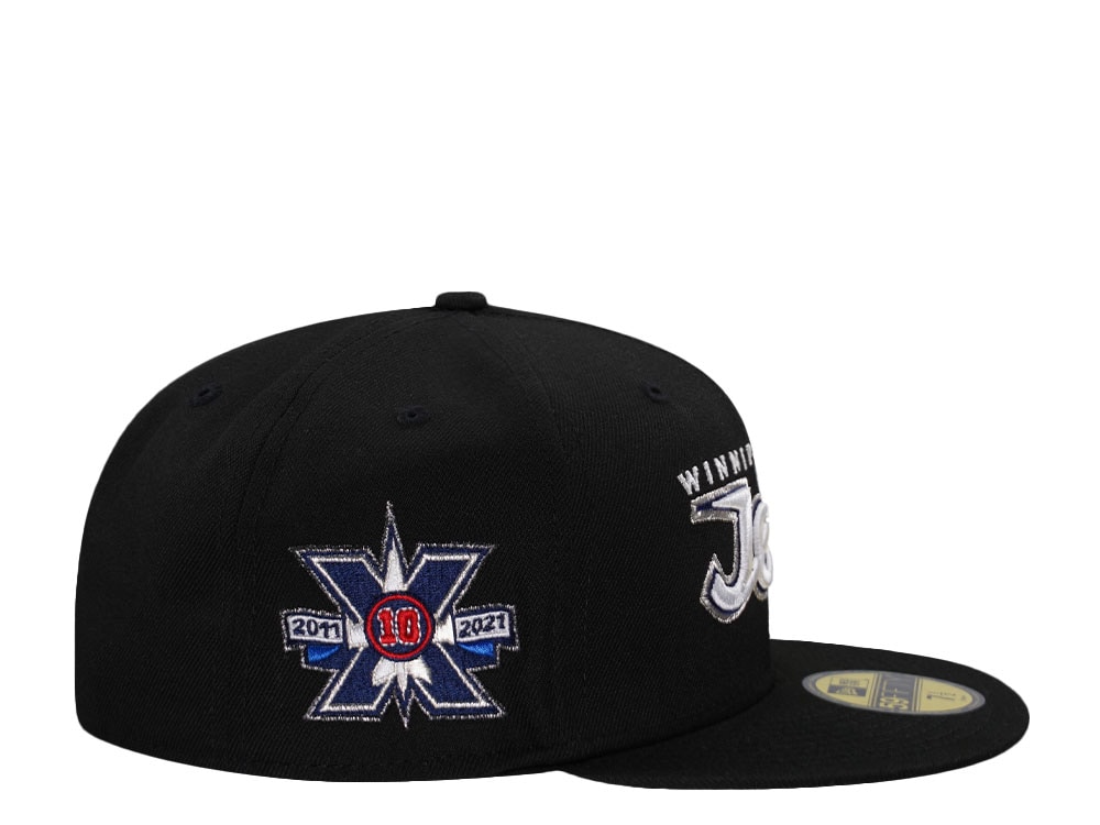 New Era Winnipeg Jets 10th Anniversary Black Prime Edition 59Fifty Fitted Casquette