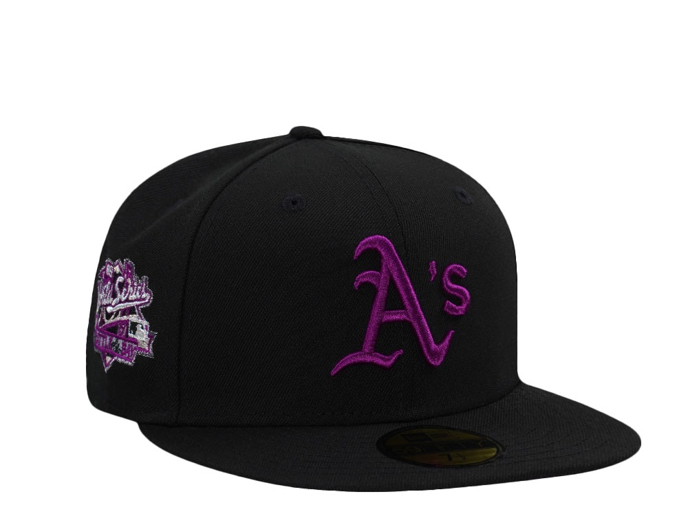 New Era Oakland Athletics World Series 1989 Black Prime Edition 59Fifty Fitted Casquette