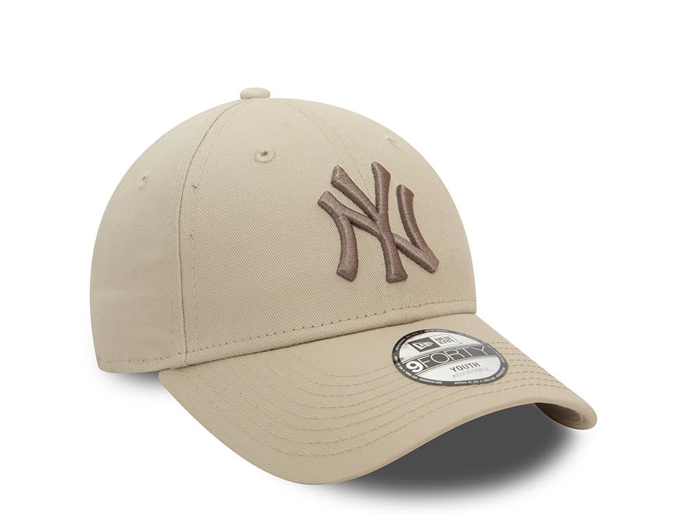 New Era New York Yankees League Essential Kids Stone 9Forty Strapback Casquette