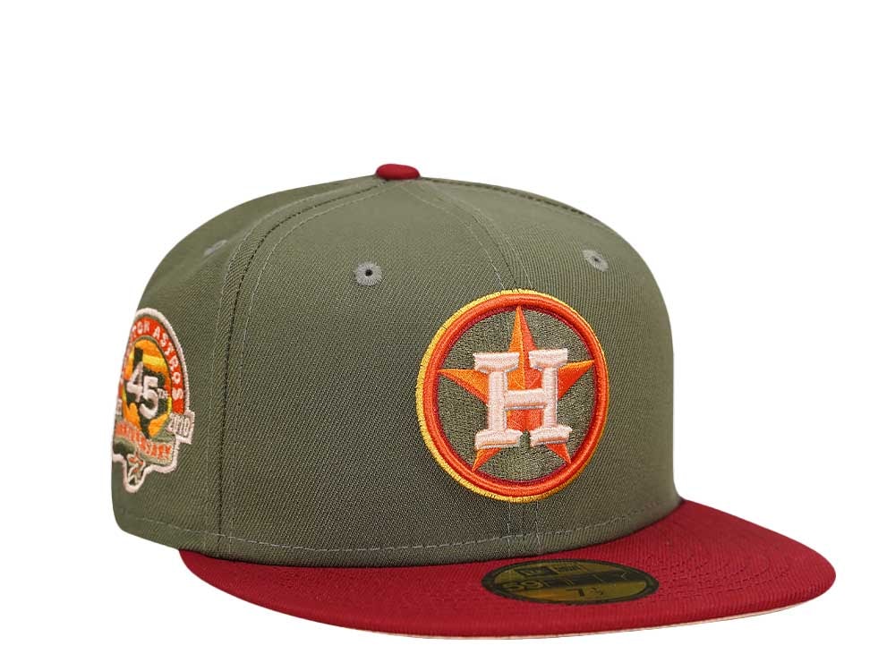 New Era Houston Astros 45th Anniversary Olive Two Tone Edition 59Fifty Fitted Casquette