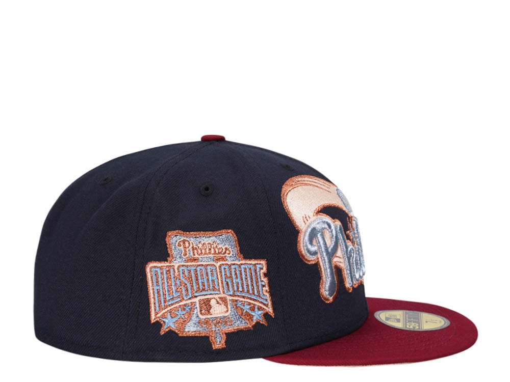 New Era Philadephia Phillies All Star Game 1996 Heavy Metallic Two Tone Edition 59Fifty Fitted Casquette