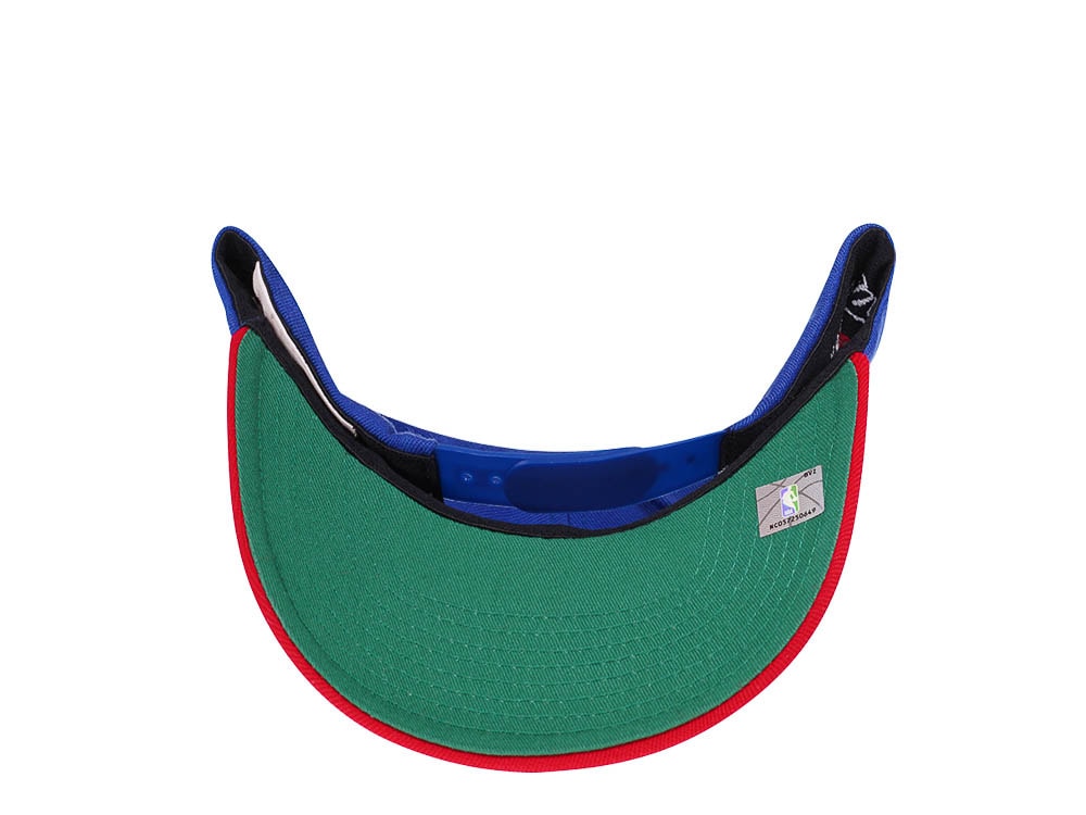 Mitchell & Ness Denver Nuggets Team Ground Red Line Solid Flex Two Tone Snapback Casquette