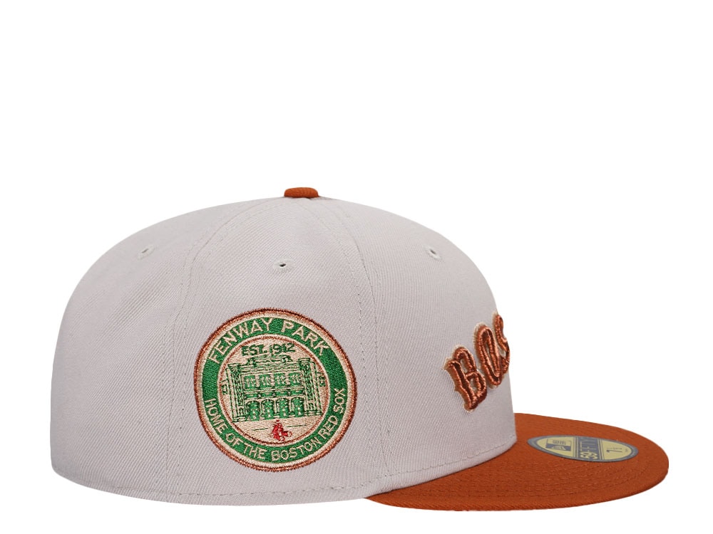 New Era Boston Red Sox Fenway Park Rusty Stone Two Tone Edition 59Fifty Fitted Casquette