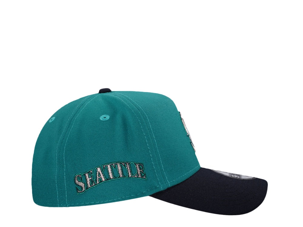 New Era Seattle Mariners Teal Two Tone  9Forty A Frame Snapback Casquette