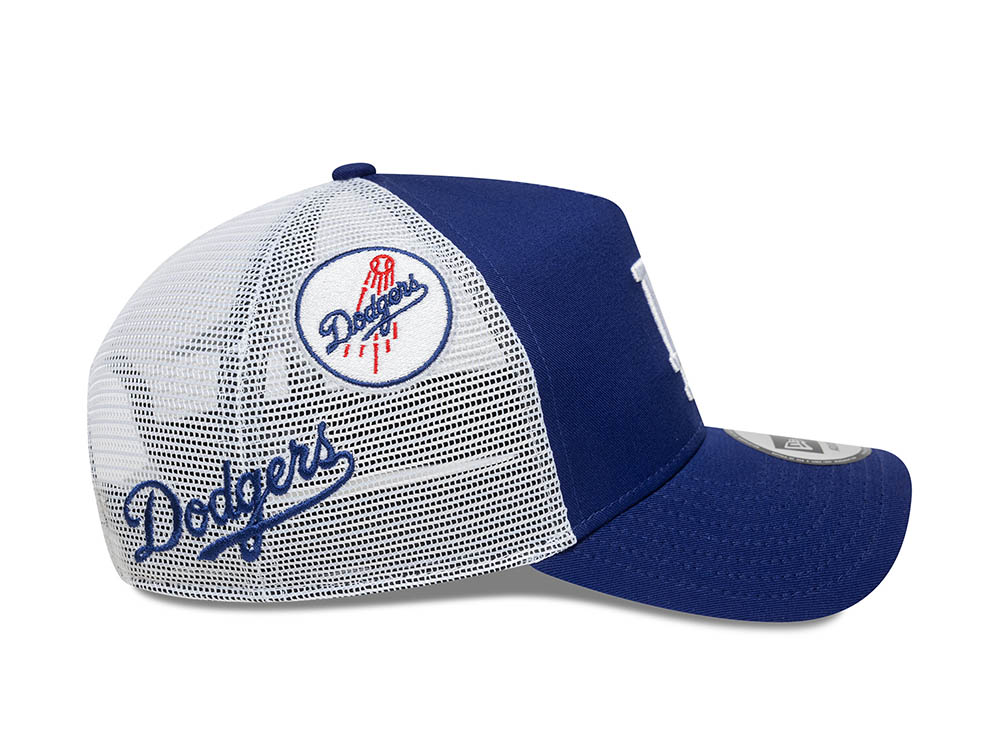 New Era Los Angeles Dodgers Multi Patch 9Forty A Frame Trucker Snapback Casquette
