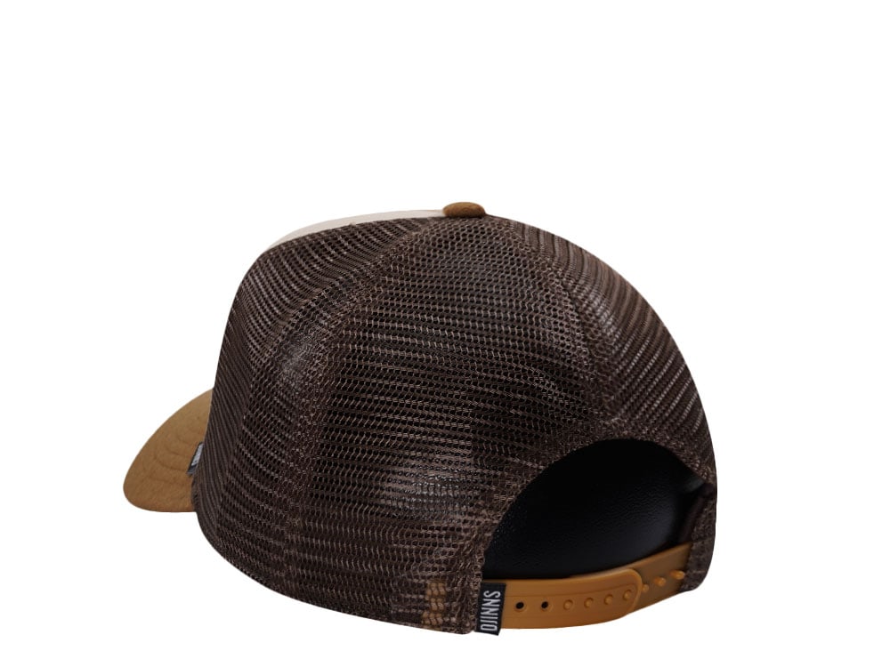 Djinns HFT Lazy Barista Beige Two Tone Edition Trucker Snapback Casquette