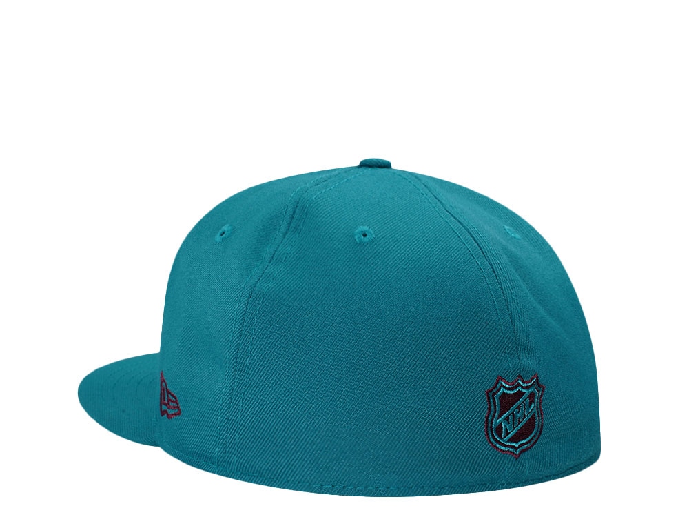 New Era Anaheim Ducks 10th Anniversary Teal Prime Edition 59Fifty Fitted Casquette
