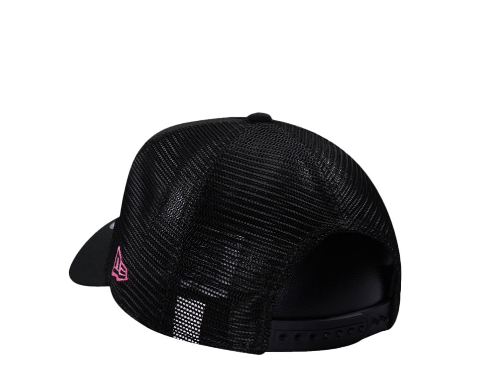 New Era Miami Heat Black Prime Edition 9Forty A Frame Trucker Snapback Casquette
