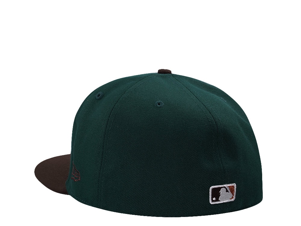 New Era Los Angeles Dodgers Back to Back World Series Dark Green Two Tone Edition 59Fifty Fitted Casquette
