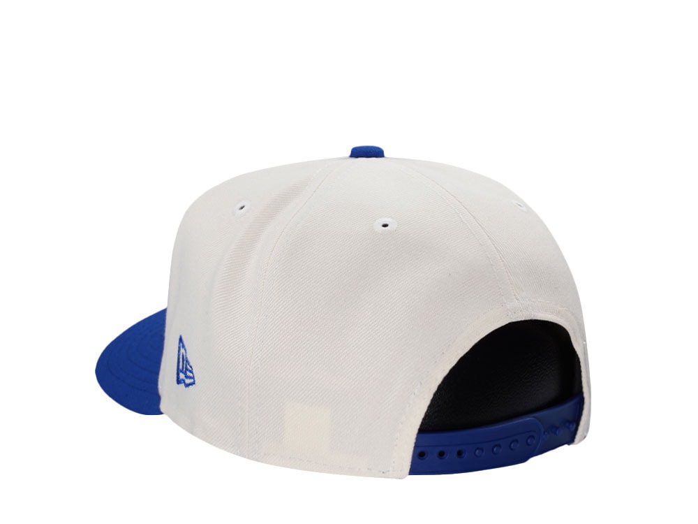 New Era Los Angeles Dodgers Bleed Blue Chrome Two Tone Edition 9Fifty A Frame Snapback Casquette
