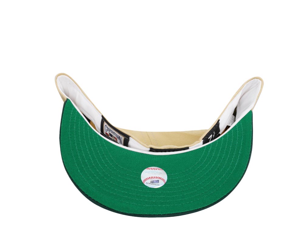 New Era San Diego Padres 25th Anniversary Vegas Gold Two Tone Throwback Edition 59Fifty Fitted Casquette
