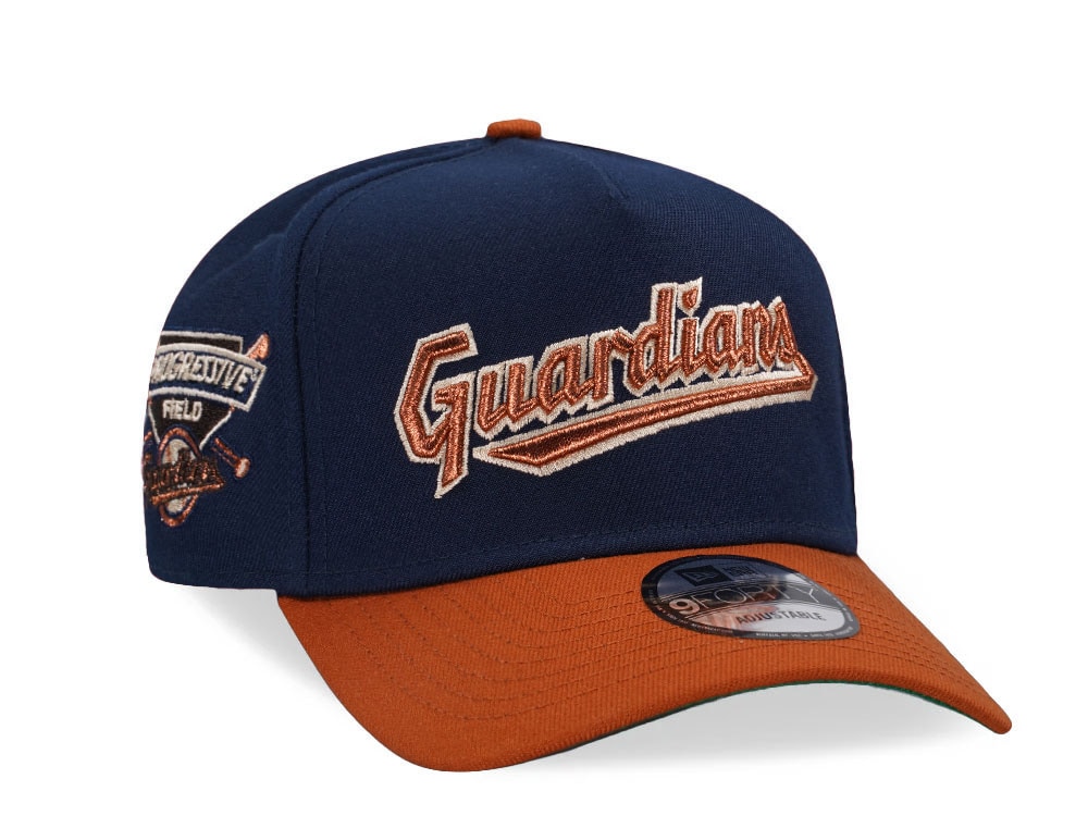 New Era Cleveland Guardians Progressive Field Copper Two Tone 9Forty A Frame Snapback Casquette
